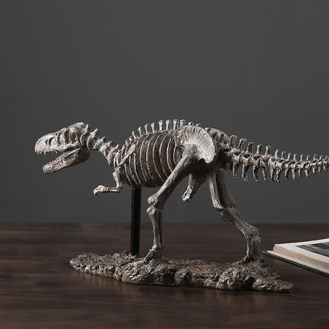 Sculpture Moderne <br/> Squelette Dinosaure Décoration