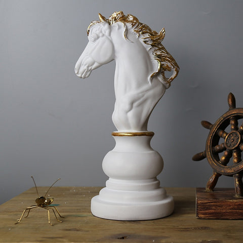 Sculpture Contemporaine <br/> Pièce Échec Déco