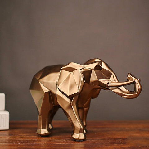 Statue Éléphant <br/> origami 15 cm
