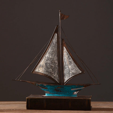 Sculpture Moderne <br/> Bateau Décoratif