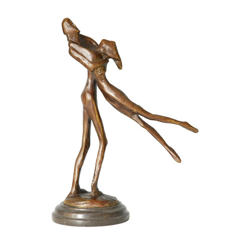 Bronze Couple Statue 35 cm