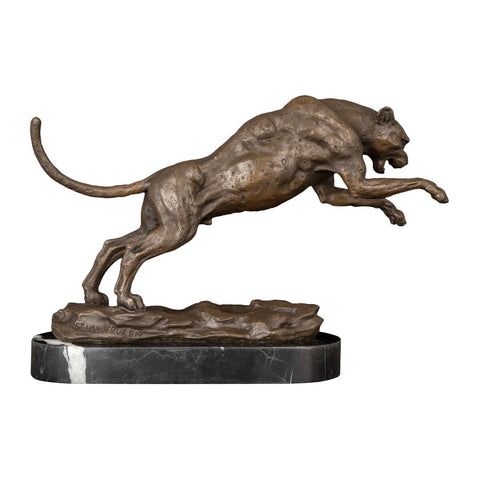 Léopard en Bronze 23 cm