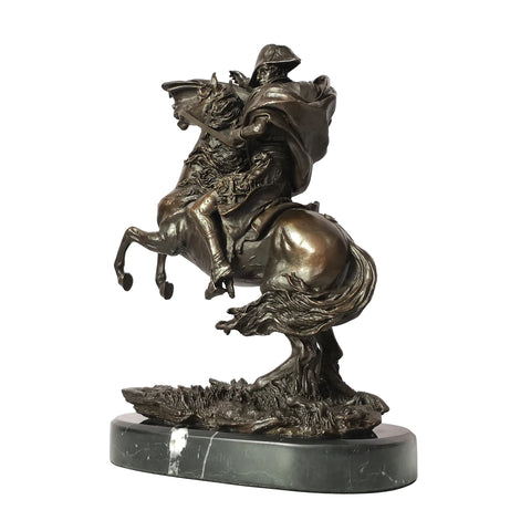 Statue Napoléon à Cheval en Bronze 29 cm