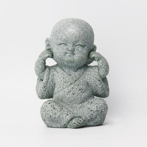 Sculpture Moderne <br/> 3 Bouddha de la Sagesse