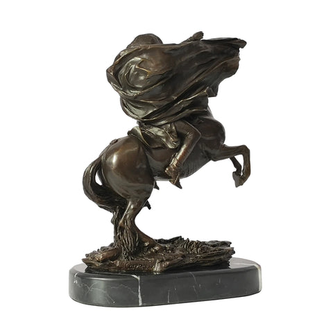 Statue Napoléon à Cheval en Bronze 29 cm
