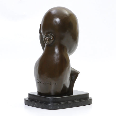 Statue Bronze Reproduction Brancusi Mlle Pogany I 27 cm