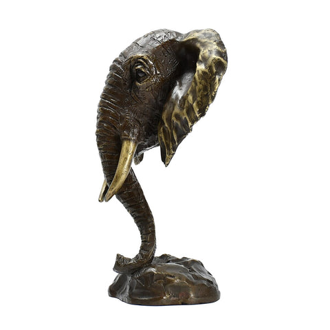 Bronze Animalier Éléphant 20 cm