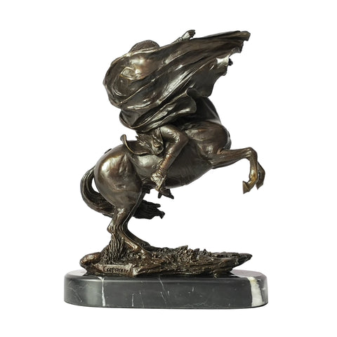 Statue Napoléon à Cheval en Bronze 29 cm