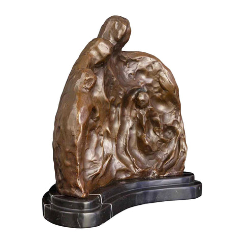 Sculpture Bronze Abstrait <br/> Famille 25 cm