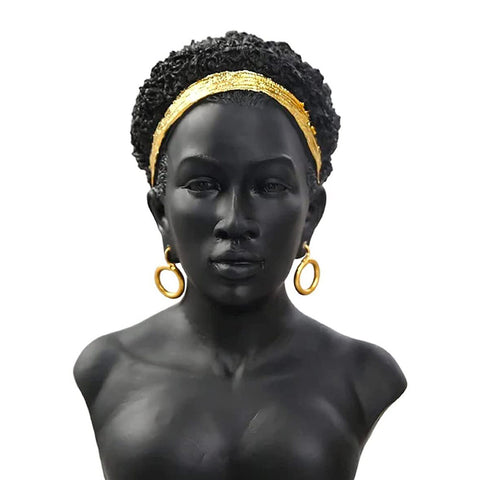 Buste Africain <br/> Femme 25 cm