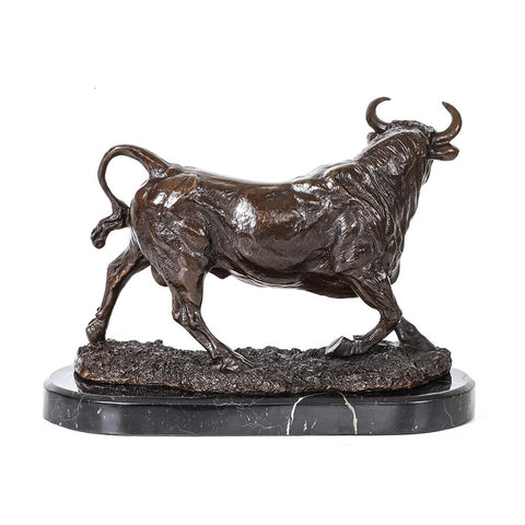 Sculpture Bronze <br/> Taureau 28 cm