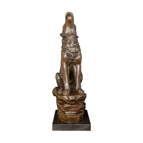 Loup en Bronze 47 cm