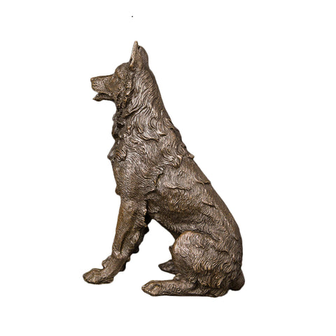 Sculpture Bronze Animalière <br/> Chien 20 cm