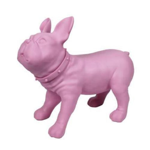 Statue Chien <br/> Bouledogue Couleur 33 cm