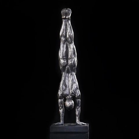 Statue Homme <br/> Gymnaste Rétro