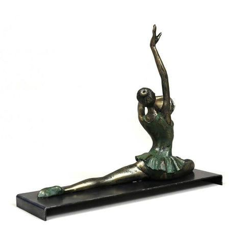 Statue Femme <br/> Gymnaste Rétro