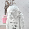 Statue Gorille <br/> Banksy Brandalism Monkey 36 cm