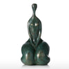 Statue Femme Ronde <br/> Assise Seule 30 cm