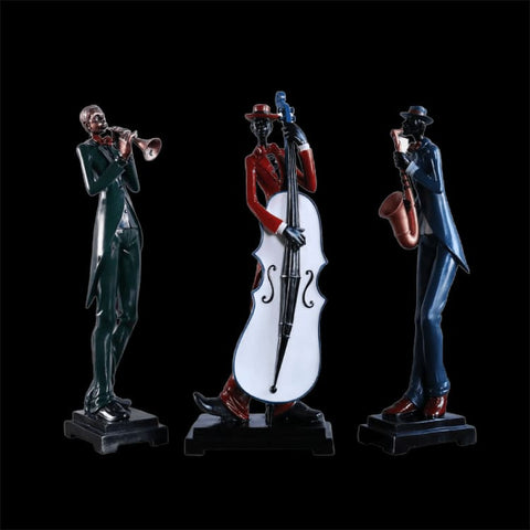 Statue Musicien Jazz