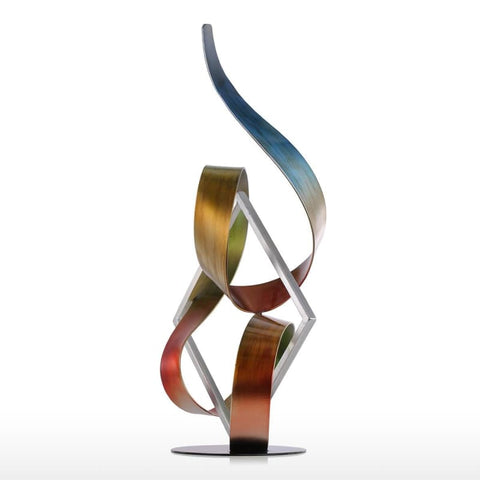 Sculpture Métal <br/> Ruban Design