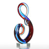 Sculpture Moderne <br/> Verre Multicolore Design