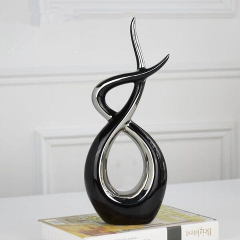 Sculpture Abstraite <br/> Enlacement d'Or