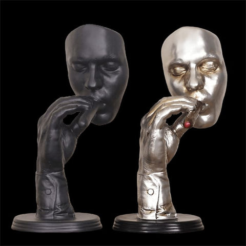 Sculpture Art Contemporain Visage