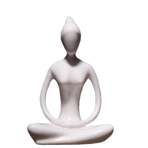 Statue Femme <br/> Yoga Zen 8 à 14 cm