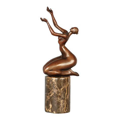 Sculpture Bronze <br/> Statuette Bronze Ancienne 30 cm