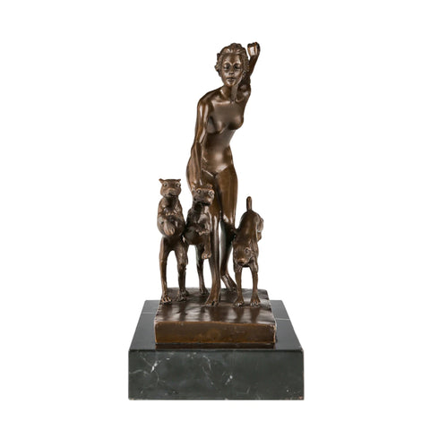 Statue Bronze Diane Chasseresse