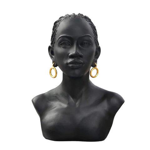 Buste Africain <br/> Femme 25 cm