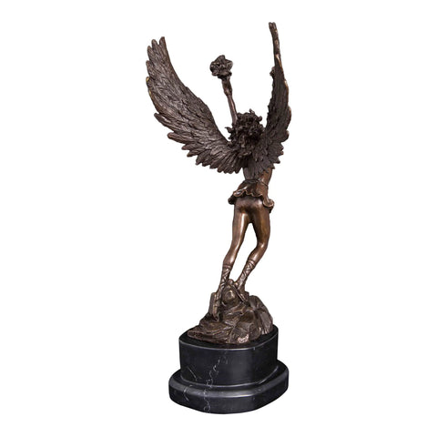 Sculpture Bronze <br/> Statue Déesse Niké 36 cm