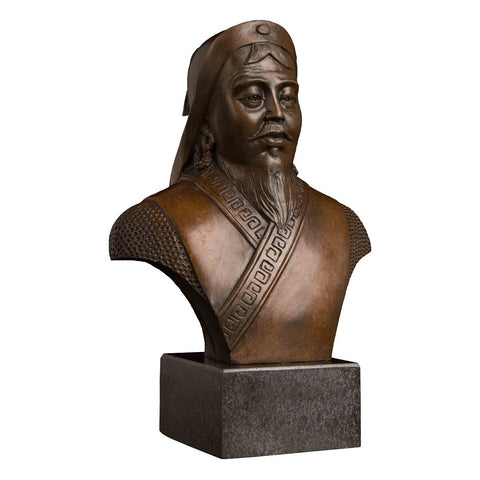 Genghis Khan Bronze 21 cm