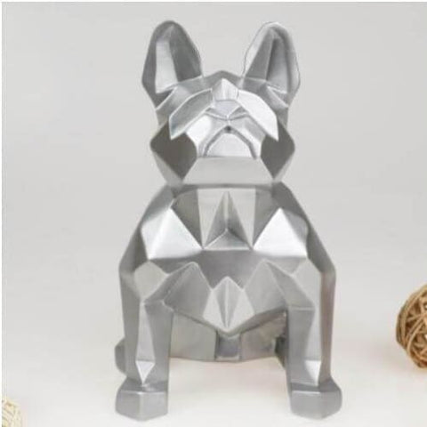 Statue Bouledogue <br/> Origami 20 cm