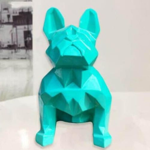 Statue Bouledogue <br/> Origami 20 cm