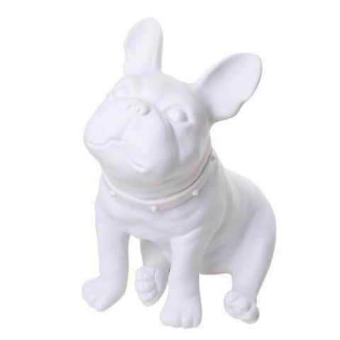 Statue Chien <br/> Bouledogue Couleur 33 cm