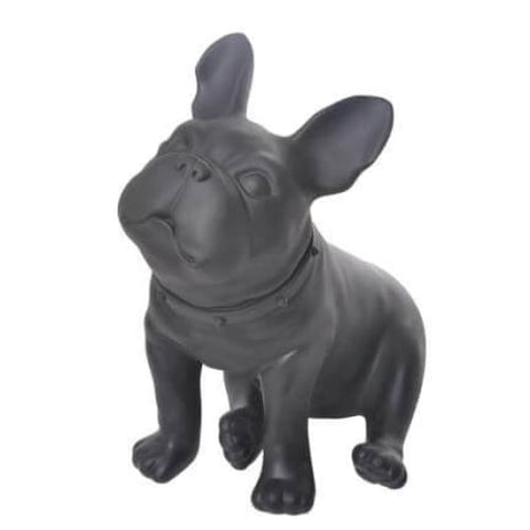 Statue Chien <br/> Bouledogue Couleur 33 cm