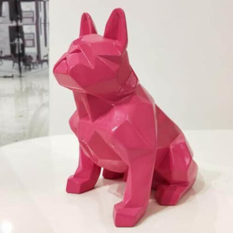 Statue Bouledogue <br/> Origami 20 cm