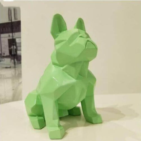 Statue Bouledogue <br/> Origami 20 cm