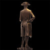 Statue Homme <br/> effet bronze Reproduction Napoléon