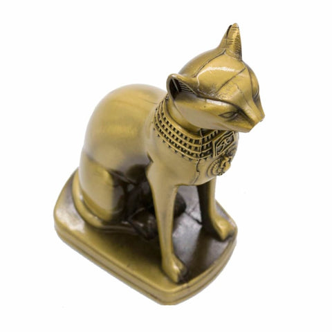 Statue Bastet Egypte <br> Effet Bronze