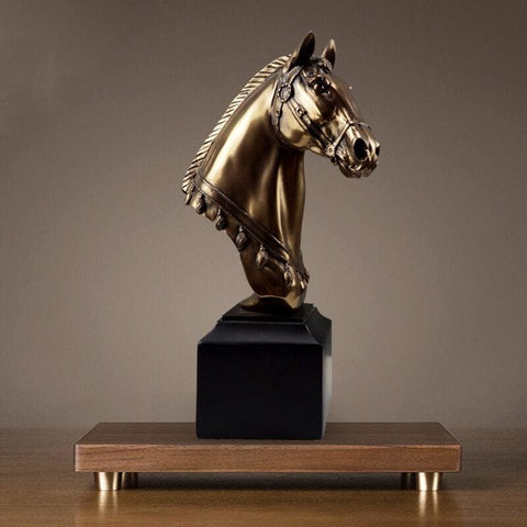 Statue Cheval Bronze