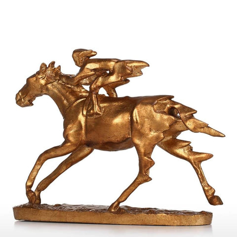 Statue Cheval en Bronze <br/> Moderne 21 cm