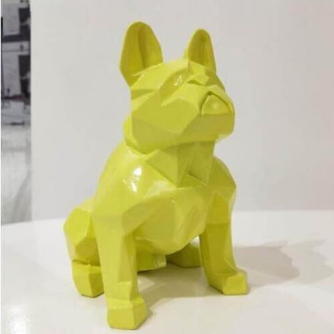 Statue Bouledogue <br/> Origami 20 cm
