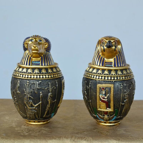 Vase Canope Anubis <br> Fils d'Horus