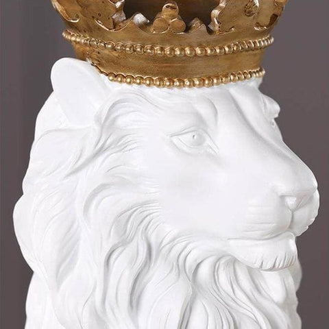 Statue Lion Décoration <br/> Roi 20 cm