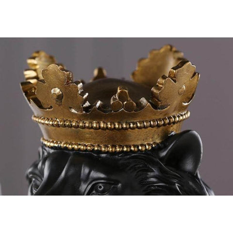Statue Lion Décoration <br/> Roi 20 cm