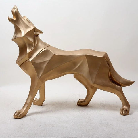 Statue Loup <br/> Origami