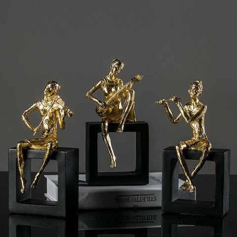 Sculpture Moderne Musicien