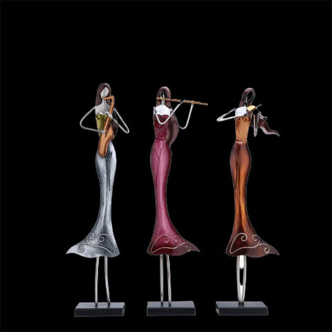 Sculpture Musicienne